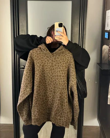 Stylish Leopard Hoodie Hoodie
