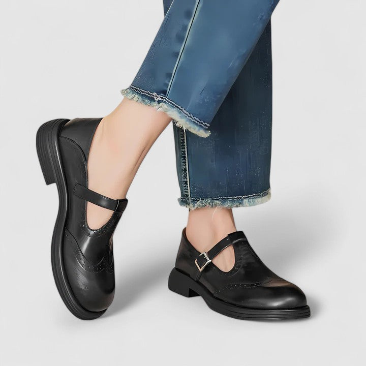 Louisa | Classic Mary Jane Shoes Black Women Shoes