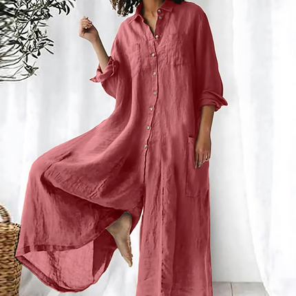Ave | Women's Jumpsuit Red Jumpsuits
