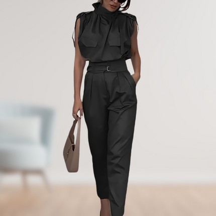 Fin | Elegant and sophisticated 2-piece set Black Two Pieces Sets