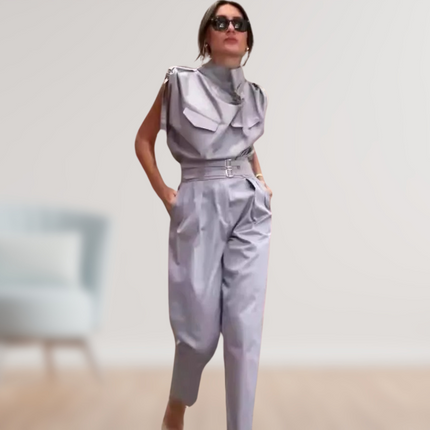 Fin | Elegant and sophisticated 2-piece set Lila Lavendel Two Pieces Sets
