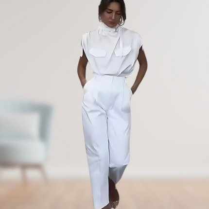 Fin | Elegant and sophisticated 2-piece set White Two Pieces Sets