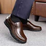 Massimo | Elegant slip-on shoes Brown