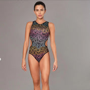 Women's Backless One-Piece Triathlon Swimsuit Without chest pad 1 Swimsuit