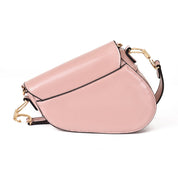 Sophia Women's PU Leather Saddle Shoulder Bag Handbags
