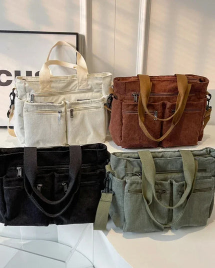 Luz™ | Urban Corduroy Tote Bag