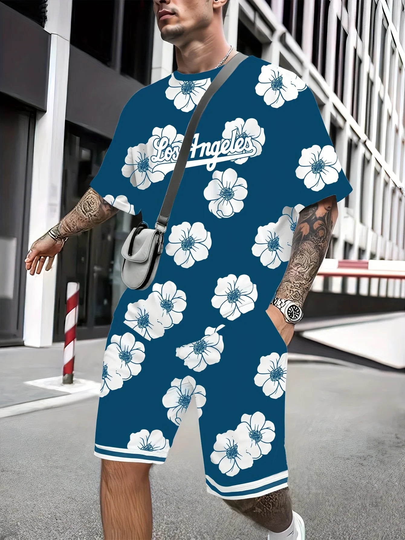 2025 Men's 3D Print Casual Suit Outfit Sets SUTKET3M4JG4D Two Piece Outfits