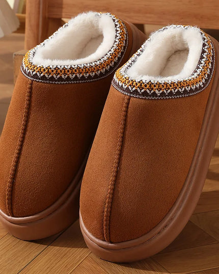 Avery Cozy Ugg Slippers Brown Slippers