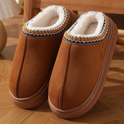 Avery Cozy Ugg Slippers Brown Slippers
