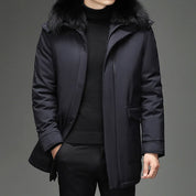 Alpaca Hooded Coat Sky Blue Coat