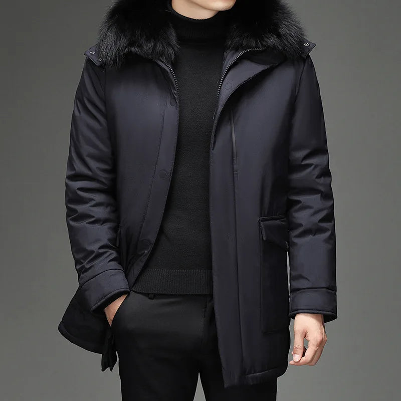 Alpaca Hooded Coat Sky Blue Coat