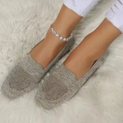 Sadie™ | Cool Moccasin Orthopedic Shoes Gray Shoes & Sandals