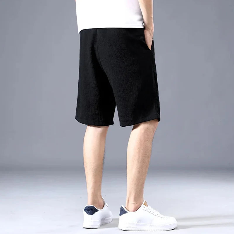 Men's Breathable Ice-Silk Sports Shorts – Summer Men Pants