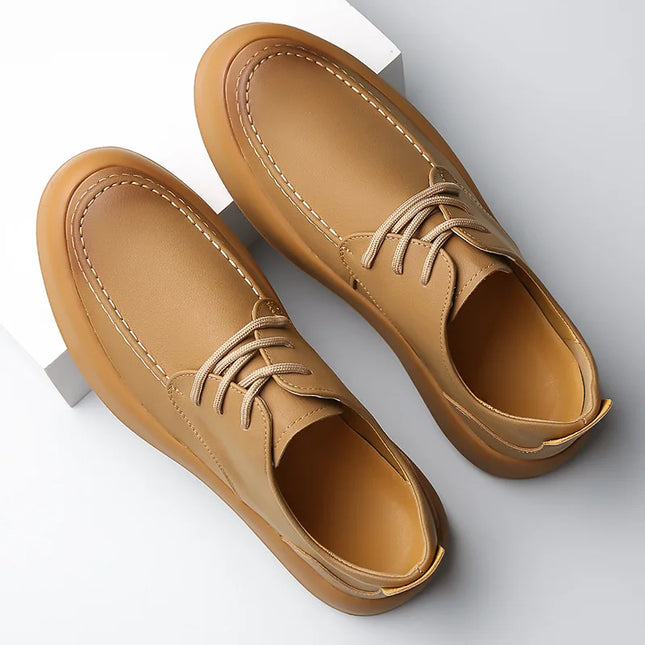 Sahara Leather Sneakers Khaki