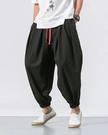 Kairo Easy Fit Tapered Pants Black Men Pants
