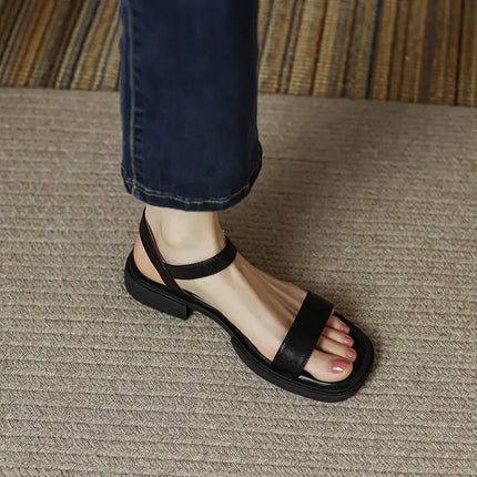 Yara™ | Breathable Open-Toe Sandals Black Shoes & Sandals