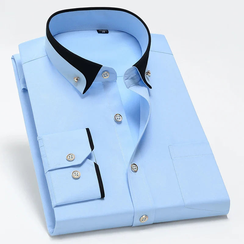 Avant Garde Button-Down Shirt Light Blue Men's shirts