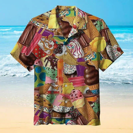 Miles | Polo with Ice Cream Design Yellow
