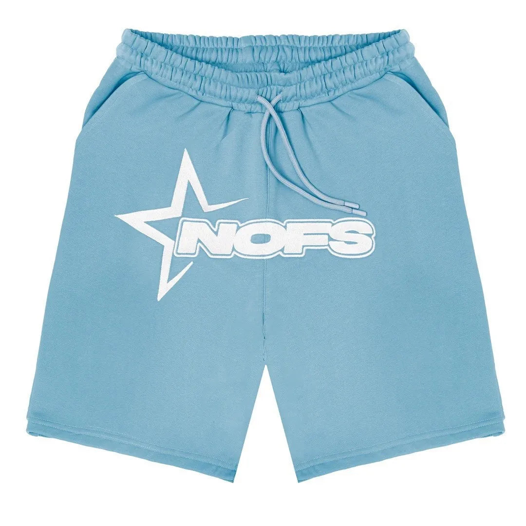 Men’s Summer Breathable Two-Piece Sports Set – T-Shirt & Shorts for Running & Gym Blue pants Two-Piece Sports Set