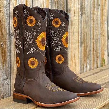 Luna | Bohemian Style Boots Dark Brown Boots