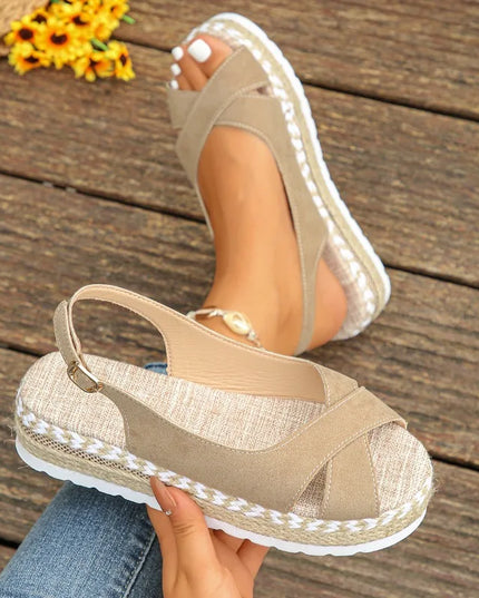 Isla™ – Cross-Strap Platform Sandals Sandals
