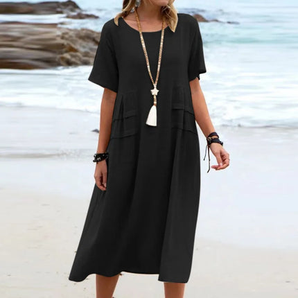 Aurora | Midi Dress Black Dresses