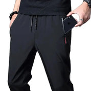 Korean Straight-Fit Men’s Jogger Pants – Slim Elastic Men Pants
