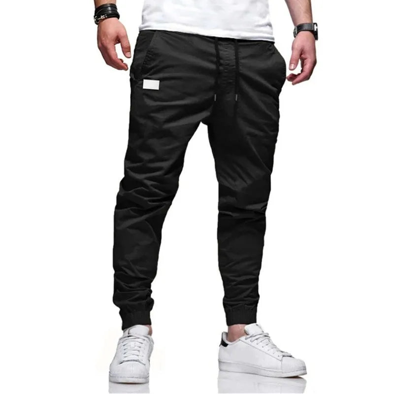 Gideon | Cargo Sweatpants Black Pants