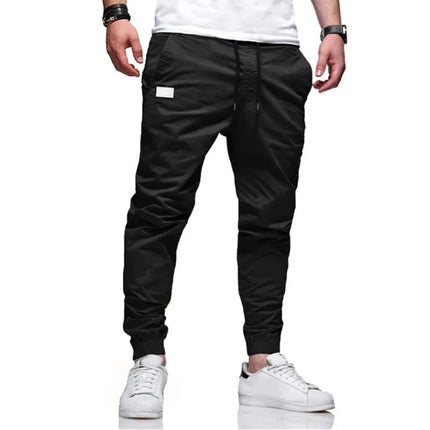 Gideon | Cargo Sweatpants Black Pants