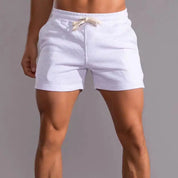 Men's Cotton Fitness Sports Shorts Ivory Shorts