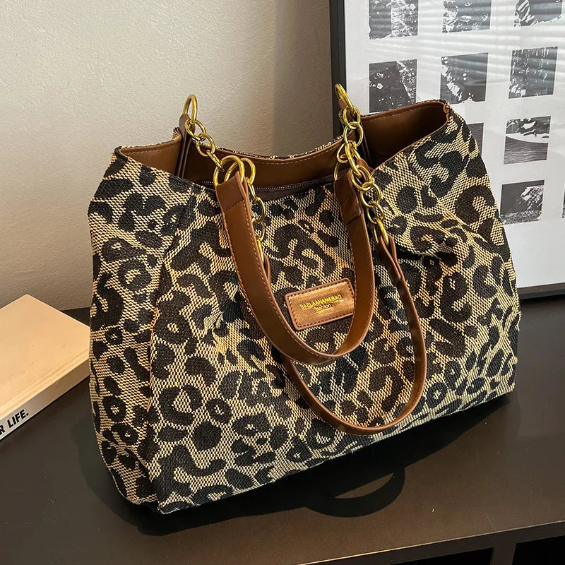Anisa™ | Leopard Print Tote Bag Bag