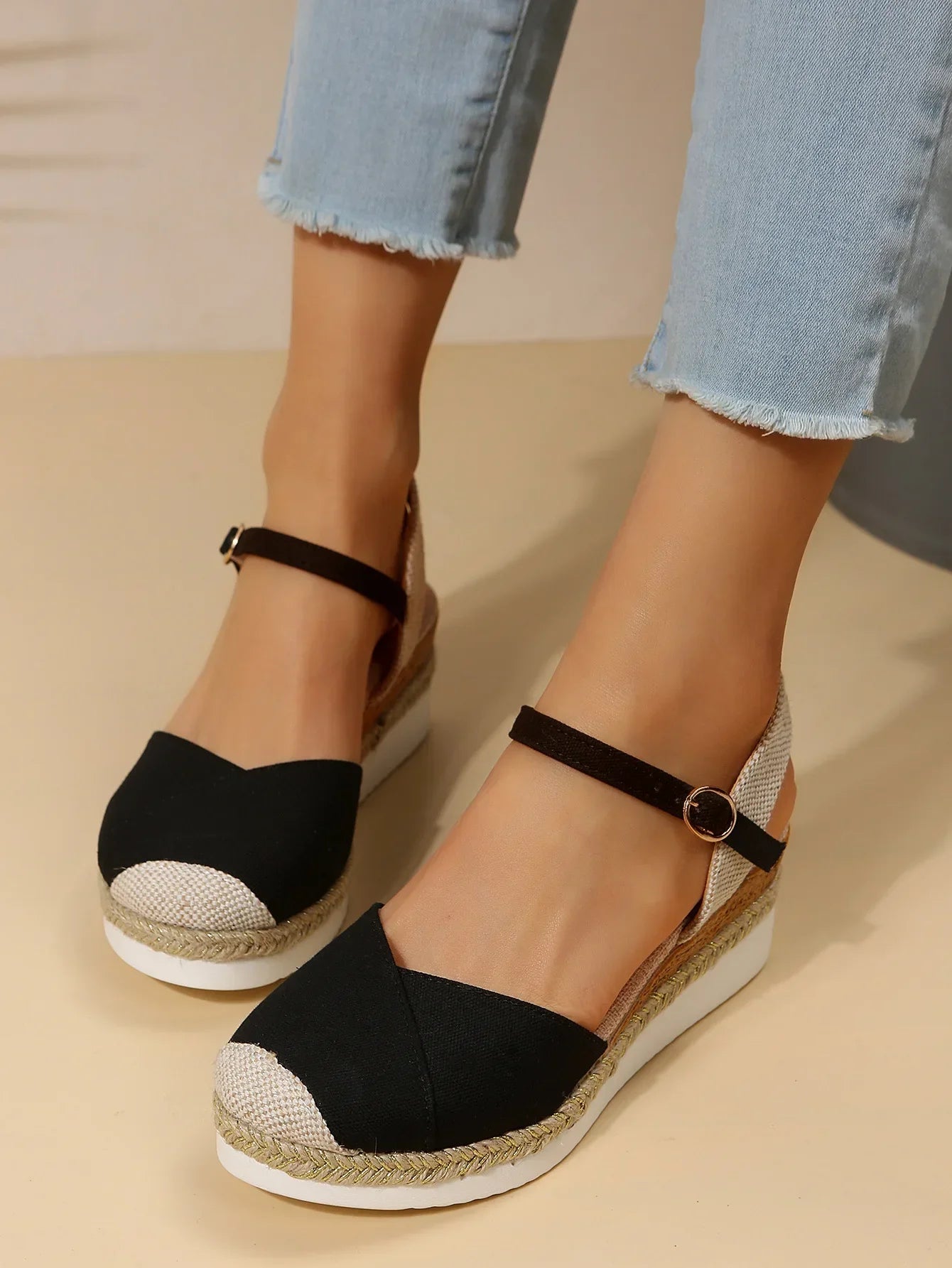 Courtney | Women's Closed Toe Wedge Sandals Shoes & Sandals