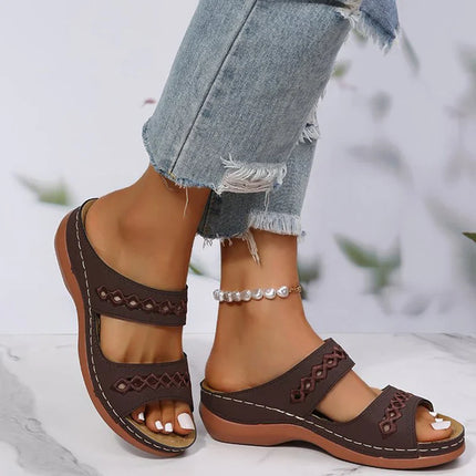 Diana™ | Chunky Orthopedic Sandals Coffee Shoes & Sandals