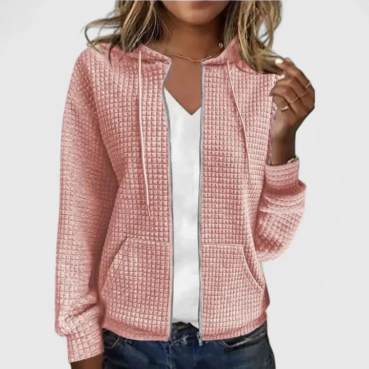 Elyssiah Elegant Women's Jacket Pink Women's Coats & Jackets