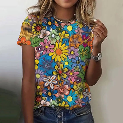 Lana | 3D Print Short Sleeve Tees ETLCCG2324134 3XL