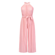 Lucy | Pleated Jumpsuit With Belt