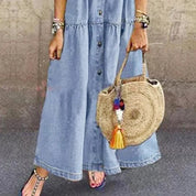 Layla™ | Long Denim Dress Dresses