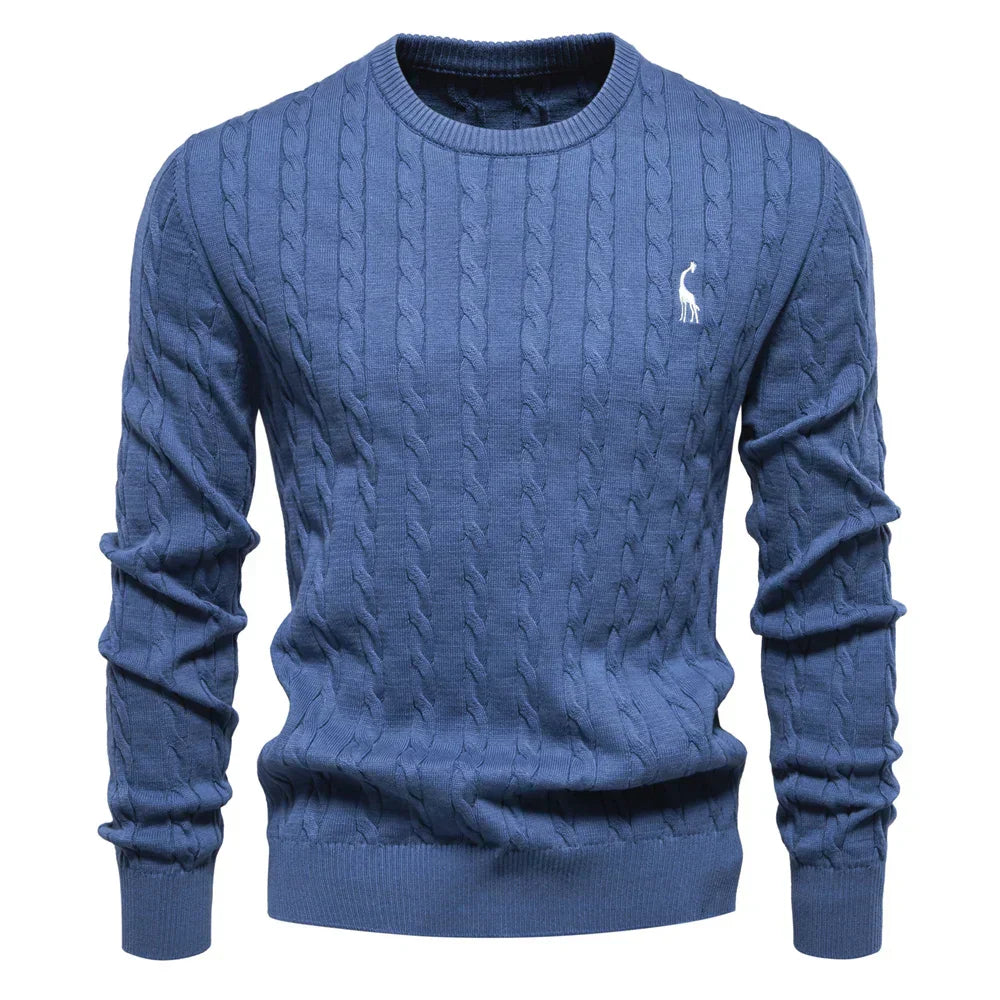 Winston | Premium Men's Sweater Blue Sweater