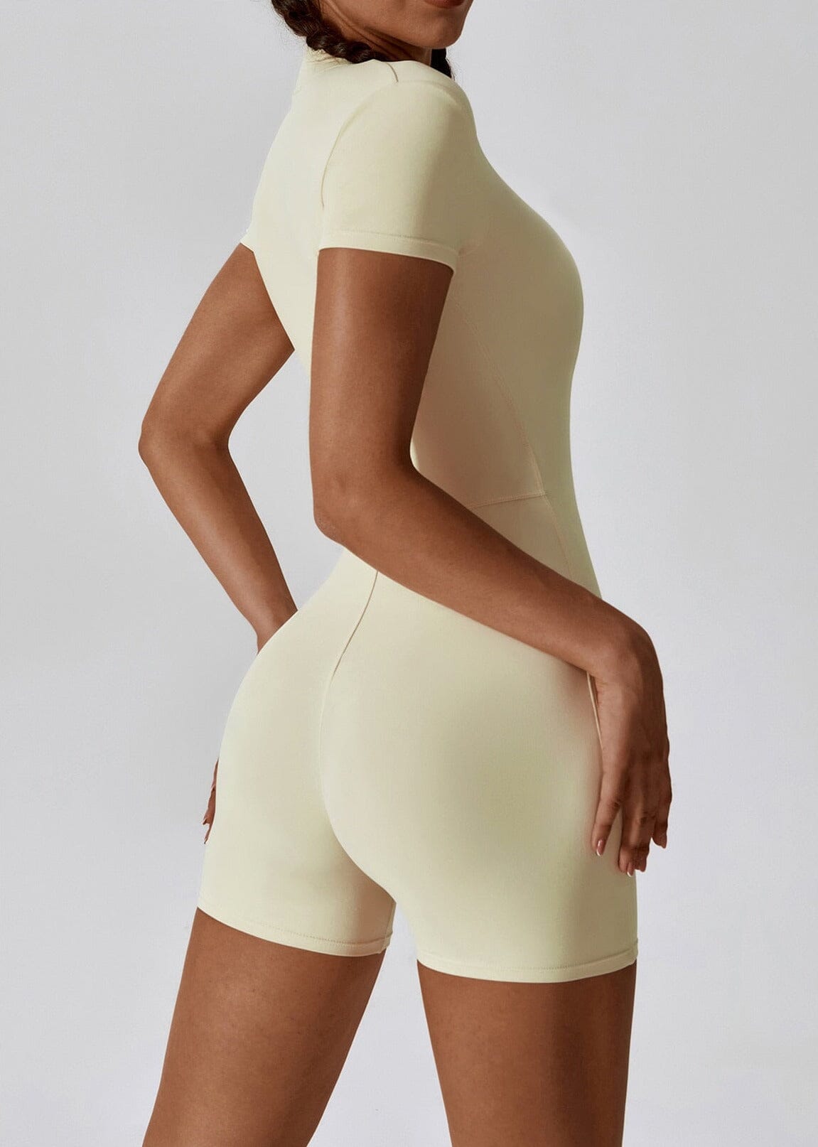 ZipChic Short Sleeve Jumpsuit Jumpsuit