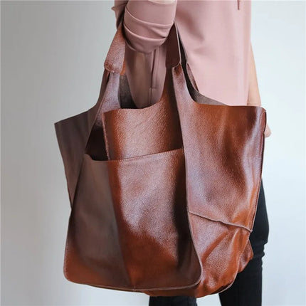 Laura | Vintage leather bag Brown Leather Bag