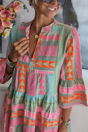 Lola™ | Chic Aztec Pattern Dress Dresses