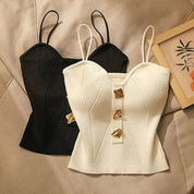 ALENA- Short Knit Top Tank Top