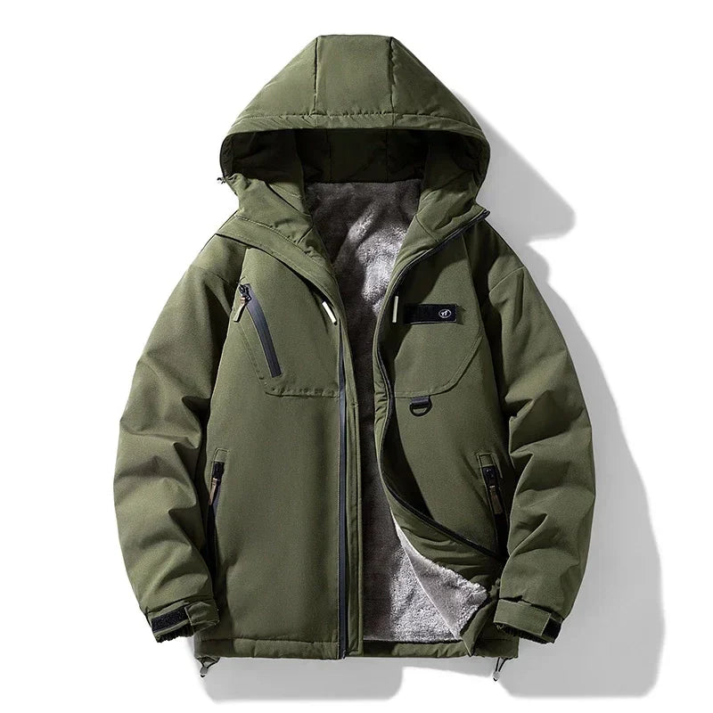 Windproof Comfort Fleece Army Green Jackets