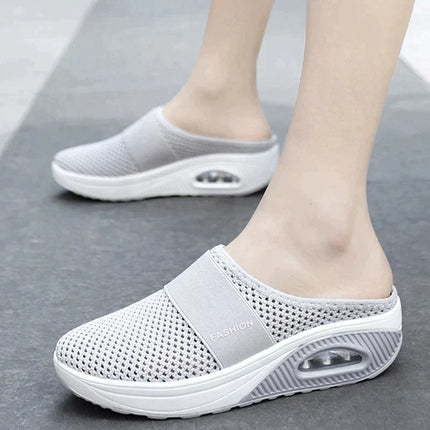 Women's Orthopedic Wedge Sandals Gray Orthopedic Sandals