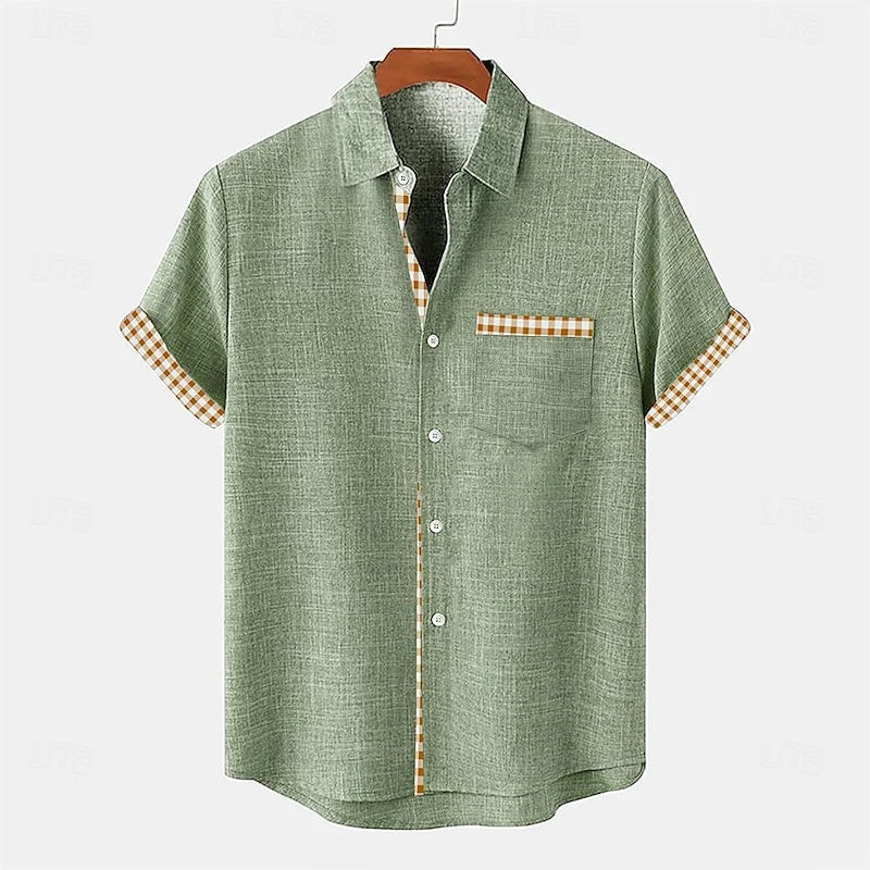Alfonso Silk Shirt for Ultimate Comfort and Breathability Green Men Shirts