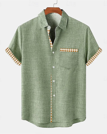 Alfonso Silk Shirt for Ultimate Comfort and Breathability Green Men Shirts