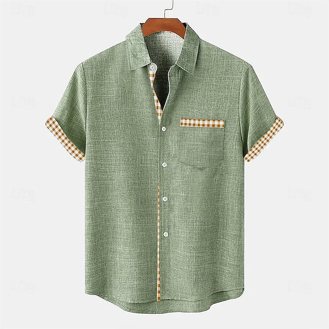 Alfonso Silk Shirt for Ultimate Comfort and Breathability Green Men Shirts