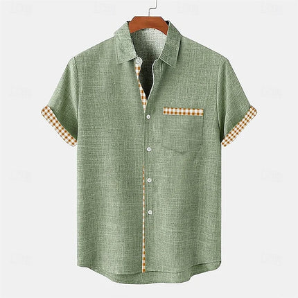 Alfonso Silk Shirt for Ultimate Comfort and Breathability Green Men Shirts