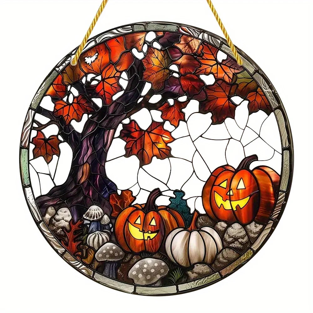 Halloween Witch Acrylic Suncatcher Halloween Decorations