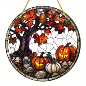 Halloween Witch Acrylic Suncatcher Halloween Decorations